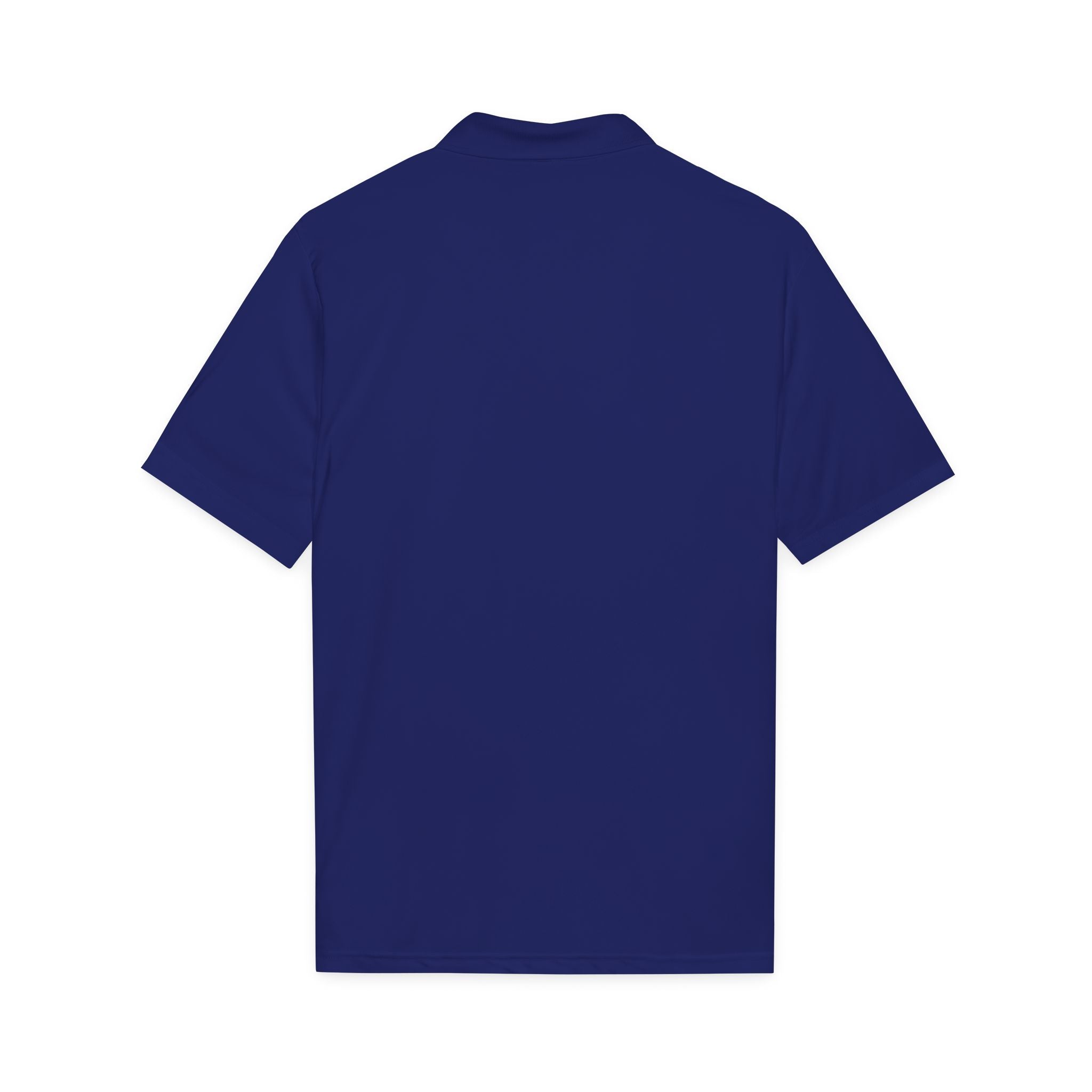 Embroidered Shield Logo Polo Shirt - White Performance Golf/Work Polo